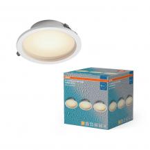 3er Set OSRAM LED Downlight Set IP44 Dim Slim 18W 3000K 120° Weiß Einbauspot - Einbaudurchmesser 135mm, Einbautiefe 35mm