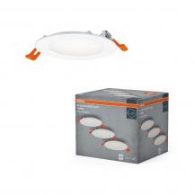3er Set LED Spot and Downlight Recess Slim 120mm 8W 840 Weiß Einbauleuchte - Einbaudurchmesser 105mm, Einbautiefe 35mm