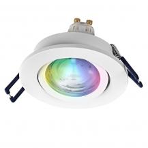OSRAM SMART+ MATTER LED Spot Recess GU10 Adjustable 4,7W RGBW Sandweiß IP20 Einbaustrahler - Einbaudurchmesser 68mm, Einbautiefe 100mm