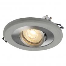 OSRAM Concrete Spot GU10 Bright 4,5W Satin Nickel Einbaustrahler IP20 - Einbaudurchmesser 68mm, Einbautiefe 115mm
