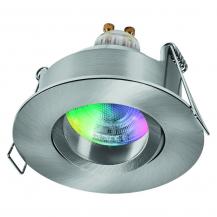 OSRAM SMART+ MATTER LED Spot Recess GU10 IP65 Adjustable 4,7W RGBW Satin Nickel Einbaustrahler - Einbaudurchmesser 68mm, Einbautiefe 115mm