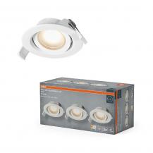 3er Set OSRAM LED Spot Set Recess CCT Adjustable 4,9W CCT 120° Weiß Einbaustrahler - Einbaudurchmesser 75mm, Einbautiefe 40mm