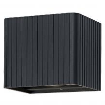 OSRAM ENDURA Style Striped Cube Wandleuchte Up/Down 10W IP65 Dunkelgrau