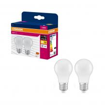 2er Pack OSRAM E27 LED Lampa Value Class matt 4,9W wie 40W warmweiß 3000K
