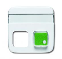 Busch-Jaeger 1572 CN-214 Zentralscheibe 2-fach mit Beschriftungsfeld