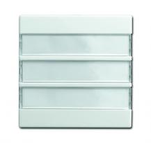 Busch-Jaeger 1575 CN-914 Zentralscheibe 6-fach beleuchtbar mit Beschriftungsfeld