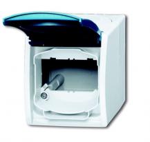 Busch-Jaeger 1758 WN-53 Gehäuse mit Beschriftungsfeld