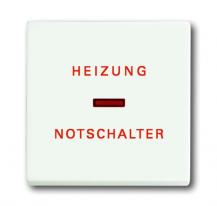 Busch-Jaeger 1789 H-884 Wippe mit Aufdruck mit kleiner roter Kalotte