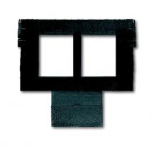 Busch-Jaeger 1875 EB Sockel 2 x 8-polige Modular Jack Kat.5E und Kat. 6 geschirmt/ungeschirmt