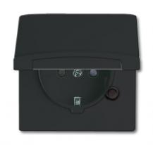 Busch-Jaeger 20 EUGKB-35-101 SCHUKO® Steckdosen-Einsatz mit Klappdeckel