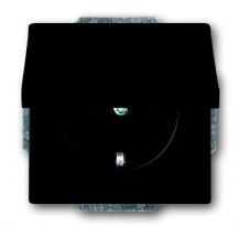 Busch-Jaeger 20 EUK-885 SCHUKO® Steckdosen-Einsatz mit Klappdeckel