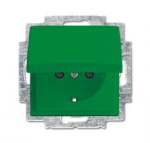 Busch-Jaeger 20 EUKB-13-914 SCHUKO® Steckdosen-Einsatz mit Klappdeckel