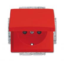 Busch-Jaeger 20 EUKB-917 SCHUKO® Steckdosen-Einsatz mit Klappdeckel