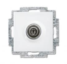 Busch-Jaeger 20 EUKBSL-914 SCHUKO® Steckdosen-Einsatz mit Klappdeckel und Schloss