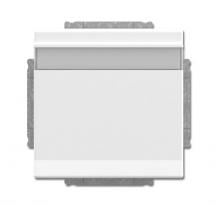 Busch-Jaeger 20 EUKNB-84 SCHUKO® Steckdosen-Einsatz mit Klappdeckel und Beschriftungsfeld