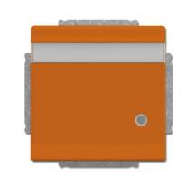 Busch-Jaeger 20 EUKNBL-14-82 SCHUKO® Steckdosen-Einsatz mit Klappdeckel Beschriftungsfeld und LED Kontrolllicht