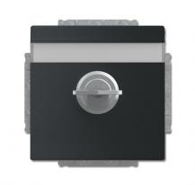 Busch-Jaeger 20 EUKNBSL-885-101 SCHUKO® Steckdosen-Einsatz mit Klappdeckel und Schloss