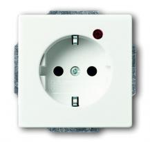 Busch-Jaeger 2310EUGL/VA-884-11 Busch-Protector® SCHUKO® Steckdosen-Einsatz mit Überspannungsschutz