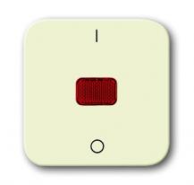 Busch-Jaeger 2508-212 Wippe mit roter Kalotte mit Aufdruck