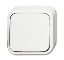 Busch-Jaeger 2601/6 AP/11W-503 Wippschalter 2 Module Aus- und Wechselschaltung