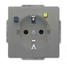 Busch-Jaeger 3120 EUCB-803 FI-SCHUKOMAT SCHUKO® Steckdosen-Einsatz mit Fehlerstrom-Schutzschalter