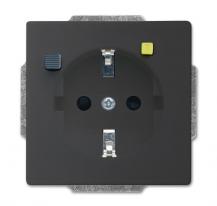 Busch-Jaeger 3120 EUCB-81 FI-SCHUKOMAT SCHUKO® Steckdosen-Einsatz mit Fehlerstrom-Schutzschalter
