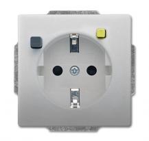 Busch-Jaeger 3120 EUCB-866 FI-SCHUKOMAT SCHUKO® Steckdosen-Einsatz mit Fehlerstrom-Schutzschalter
