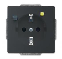 Busch-Jaeger 3120 EUCB-885 FI-SCHUKOMAT SCHUKO® Steckdosen-Einsatz mit Fehlerstrom-Schutzschalter