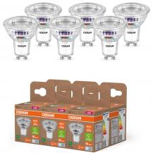 6er Pack Osram GU10 PAR16 LED Strahler STAR besonders effizient 100° 4,7W wie 90W 4000K neutralweißes Licht - Sehr gute Energieeffizienz  breiter Winkel