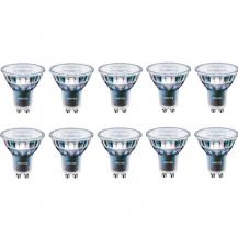 10er Philips GU10 MASTER LED Strahler Expert Color 5.5 wie 50W dimmbar schmaler 36°-Abstrahlwinkel warmweißes Licht 97Ra erstklassige Farbwiedergabe