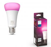 Hue White & Color Ambiance E27 LED Lampe 13,5W wie 100W - RGBW dimmbar - hell mit 1100 Lumen