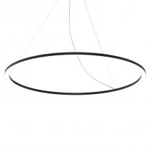 Siteco LED Pendelleuchte Silica 21 Ring-D, Ringunterseite leuchtend, DALI 2, tiefschwarz (RAL 9005) 10840lm 125W