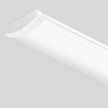 150cm Siteco Deckenleuchte Siluette® 21, breit strahlend, Abdeckwanne, satiniert, EIN/AUS Multilumen, weiß