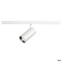 SLV 1006755 NUMINOS® S, 48V Spot, rund, 4000 K, 16 W, DALI 2, 40°, matt weiß / glänzend chrom