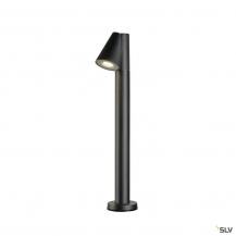SLV 1008016 T-TUBE 70 POLE, Outdoor Stehleuchte, GU10, single, IP65, max. 10 W, schwarz