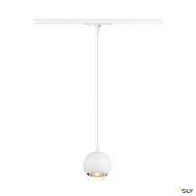 SLV 1008169 LIGHT EYE® 90, 1~ Pendelleuchte, GU10, Pendellänge 150 cm, 1x max. 6 W, matt weiß