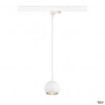 SLV 1008171 LIGHT EYE® 90, 3~ Pendelleuchte, GU10, Pendellänge 150 cm, 1x max. 6 W, matt weiß