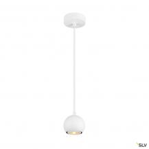 SLV 1008173 LIGHT EYE® 90, Pendelleuchte, GU10, Pendellänge 150 cm, 1x max. 6 W, matt weiß