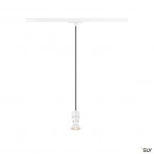 SLV 1008208 PURI 2.0 Basic, 1~ Pendelleuchte, GU10, Pendellänge 200 cm, 1x max. 6 W, weiß