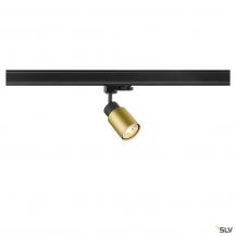 SLV 1008267 PURI 2.0 Tube, 3~ Spot, GU10, 1x max. 6 W, schwarz / gold