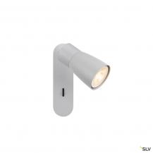 SLV 1008307 PURI 2.0 Dome, Wand- und Deckenaufbauleuchte, Schalter, rechteckig, 1x max. 6 W GU10, grau