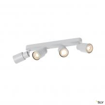 SLV 1008347 PURI 2.0 Tube, Wand- und Deckenaufbauleuchte, long, 4 x max. 6 W GU10, grau