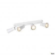 SLV 1008350 PURI 2.0 Cone, Wand- und Deckenaufbauleuchte, long, 4 x max. 6 W GU10, weiß