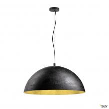 SLV 1008538 FORCHINI 70, Pendelleuchte, E27, Pendellänge 150 cm, 1x max. 40 W, matt schwarz / matt gold