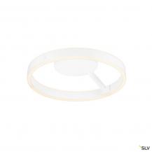 SLV 1008552 ONE, Wand- und Deckenaufbauleuchte, rund, 2700/3000 K, 14 W, DALI, Touch, 130°, weiß