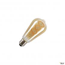 SLV 1008645 LED ST64, LED-Leuchtmittel, gold curly filament, E27, 4 W, 1800 K