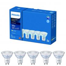 5er Pack Philips GU10 MASTER LED Strahler Value 4,7W wie 50W warmweiß 2700K 36° dimmbar