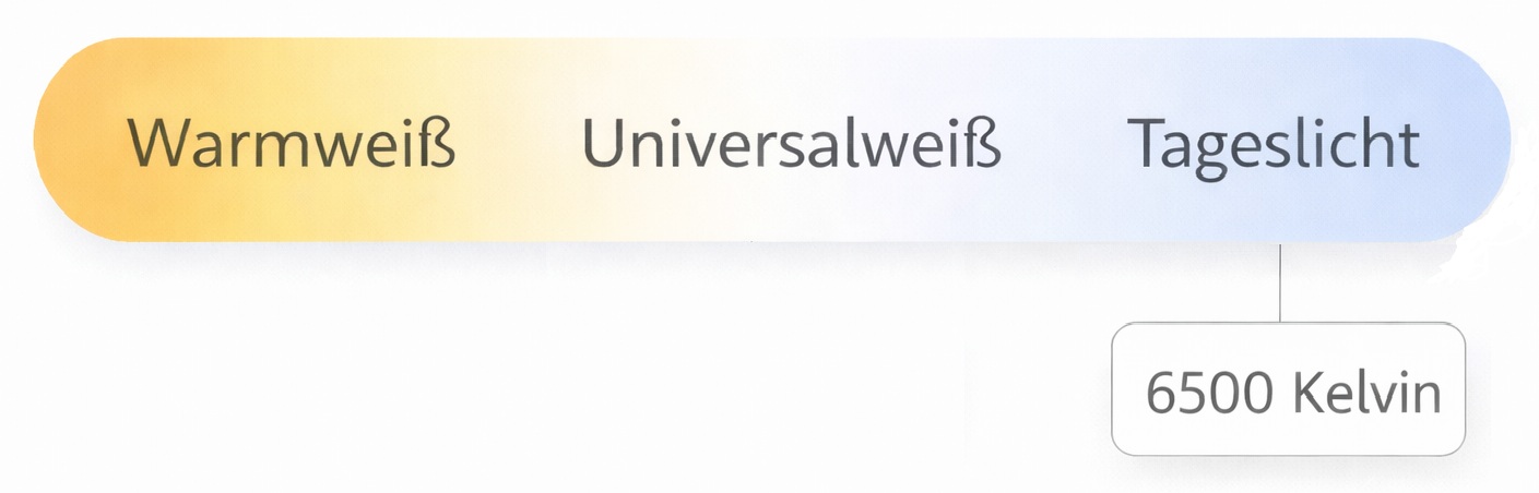 Informationen zur Farbtemperatur von LED-Lampen
